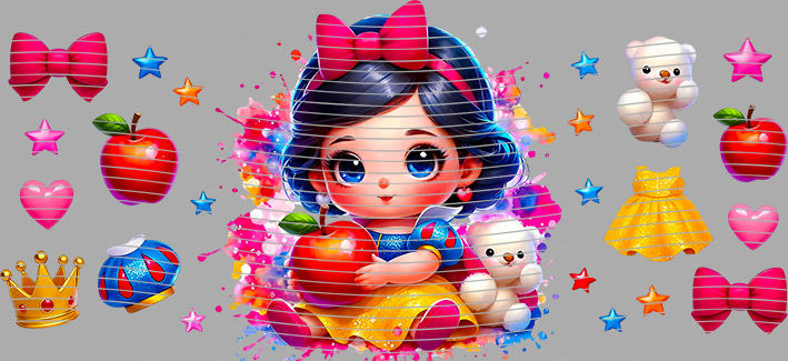 16oz Disney style-D-3055